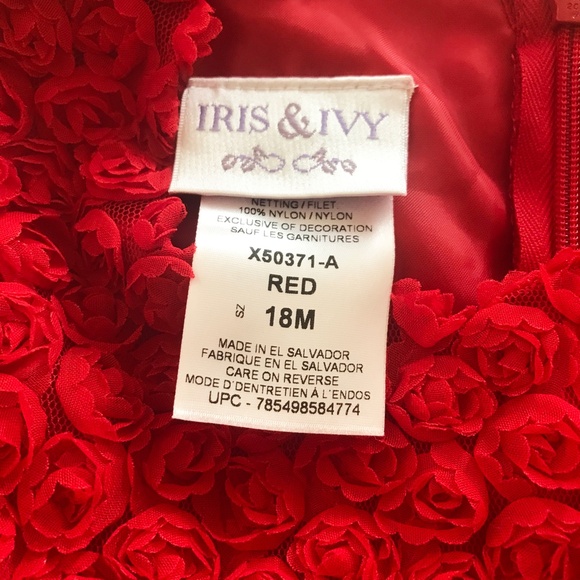 NWT Iris & Ivy Little Girl Dress Size 18 Months - Picture 4 of 8